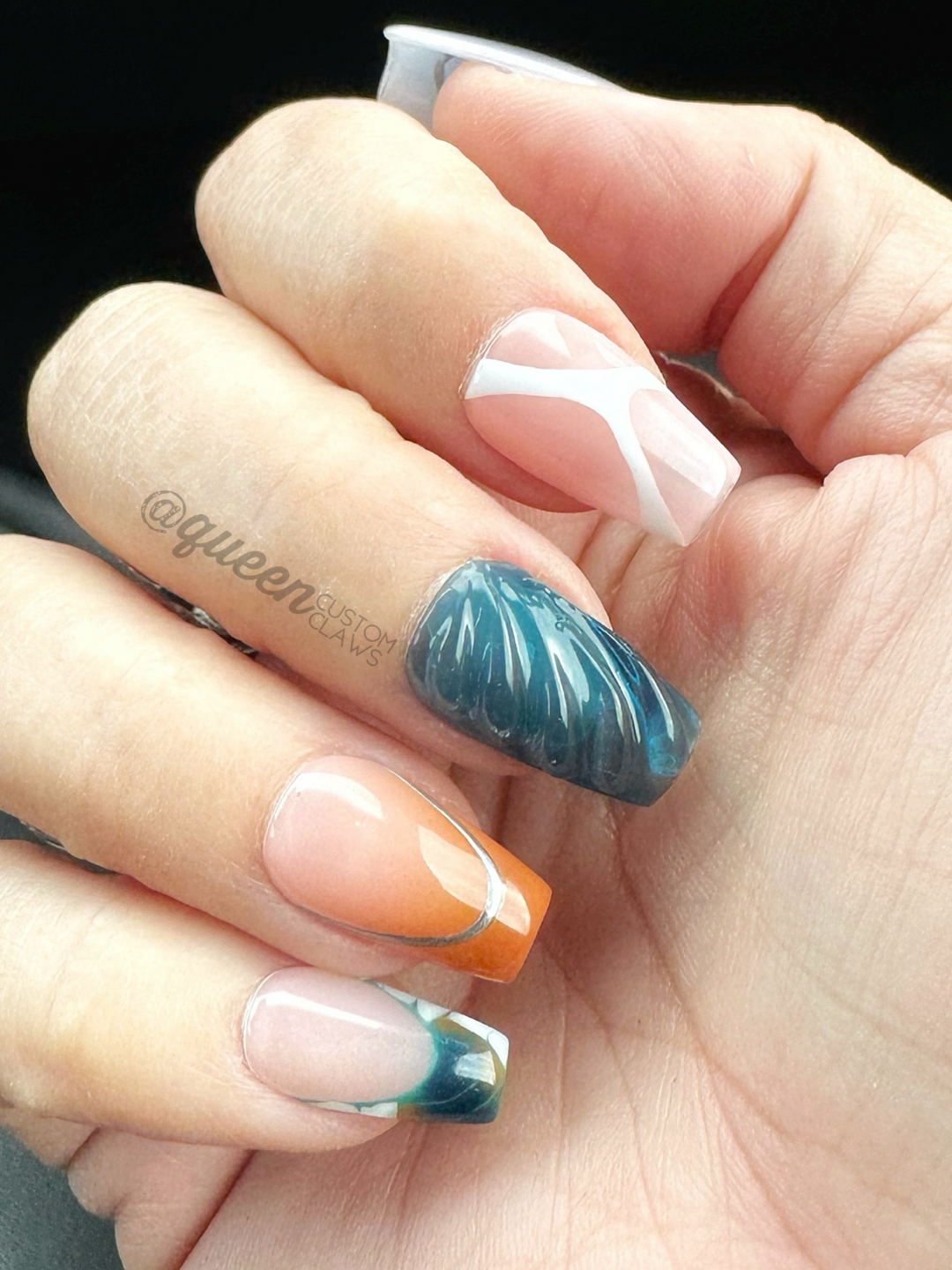 Indigo Girl | press on nails