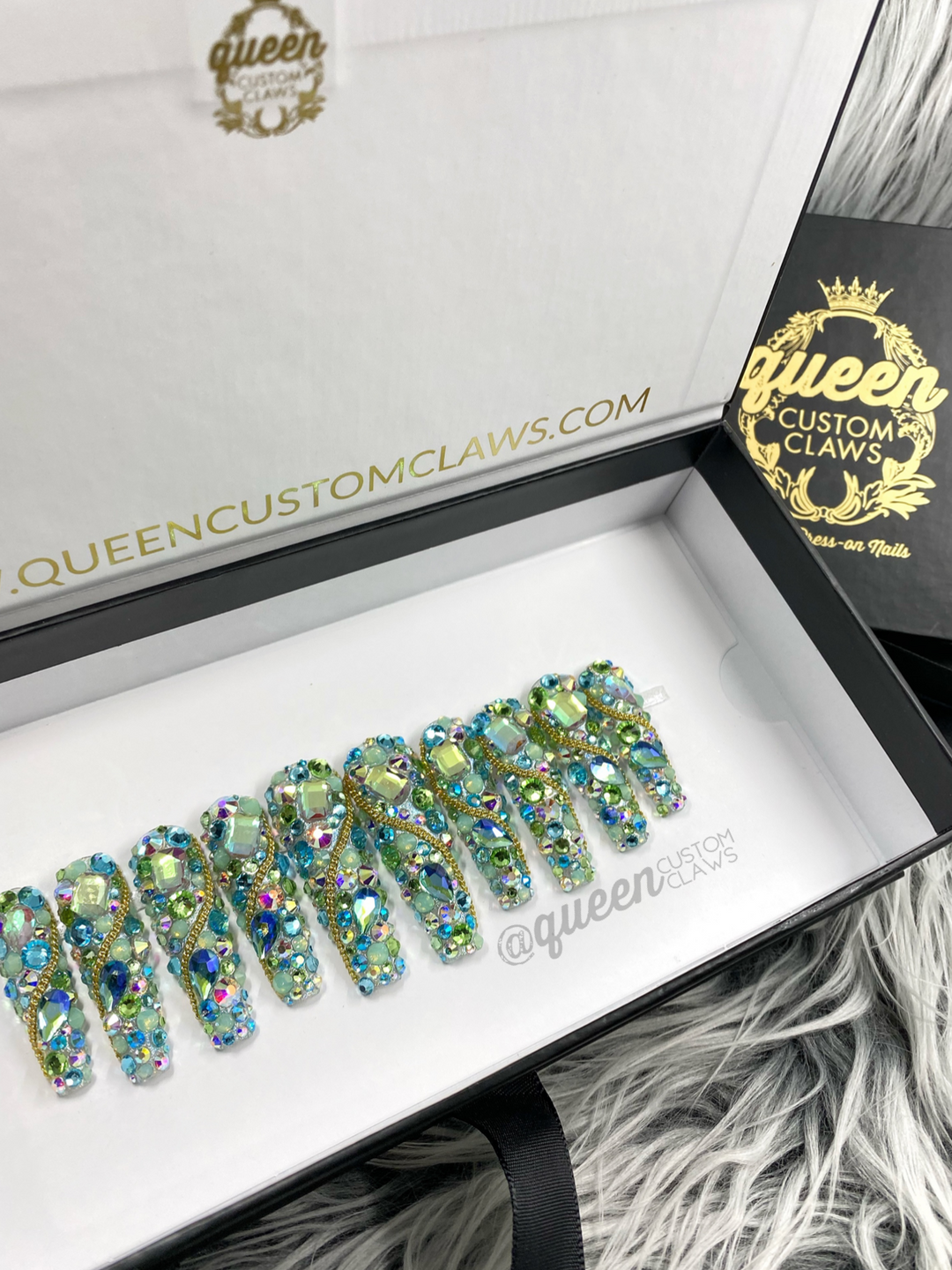 Off the Chain Full Bling - Press on nails