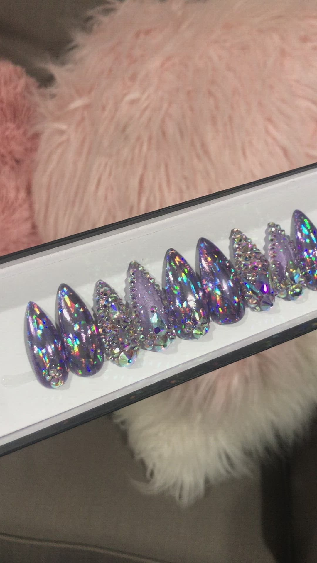 So Extra- Luxe Bling & Holo press on nails