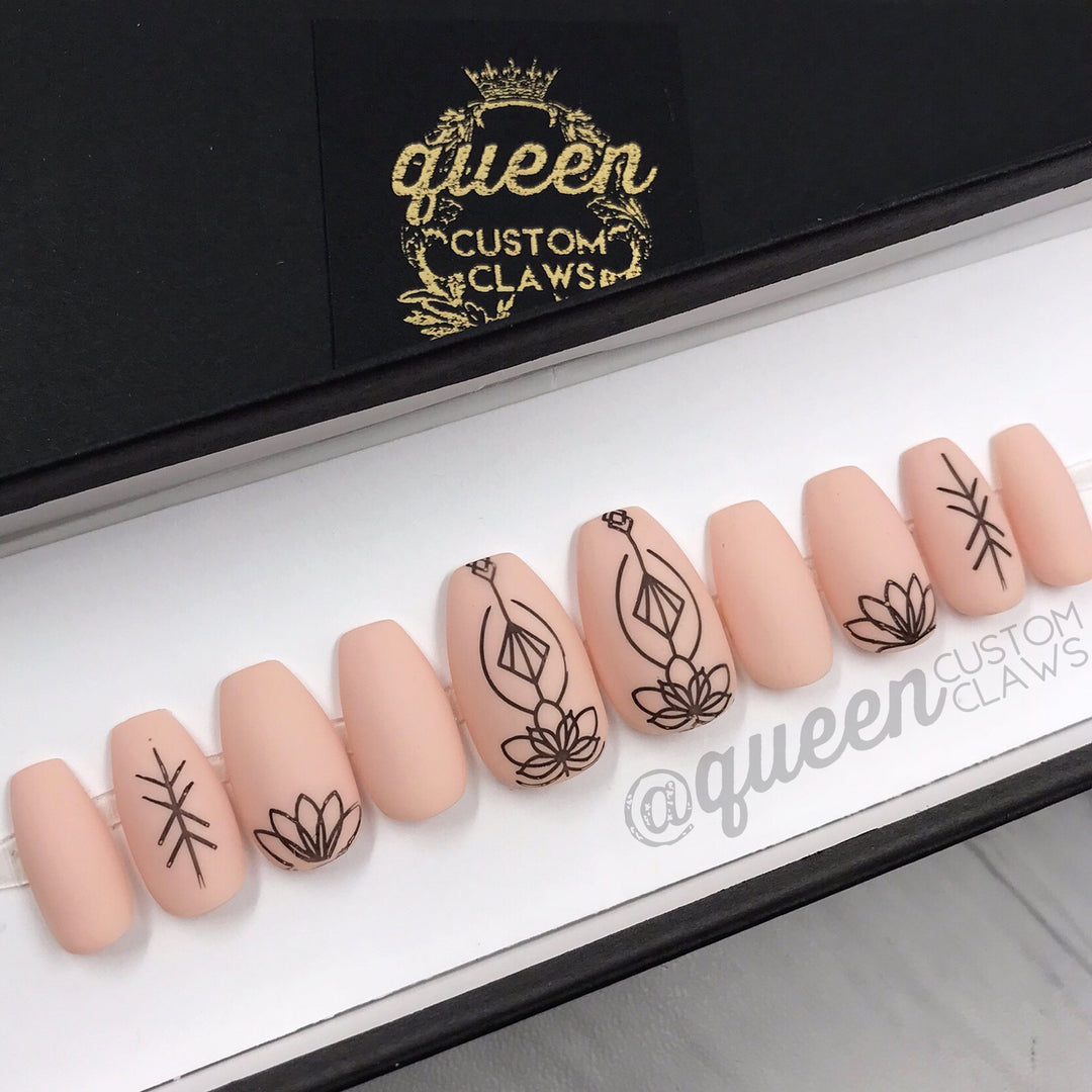 Minimal Matte press-on nail