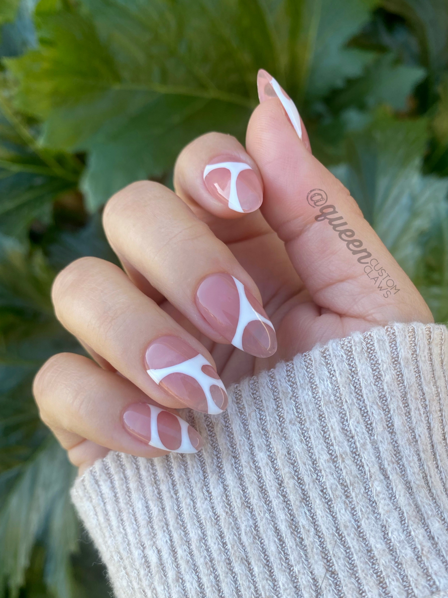 Pink Universe Coffin Medium Press on Nails | Melodysusie