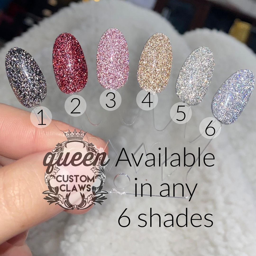 Color Swach samples for press-on nails