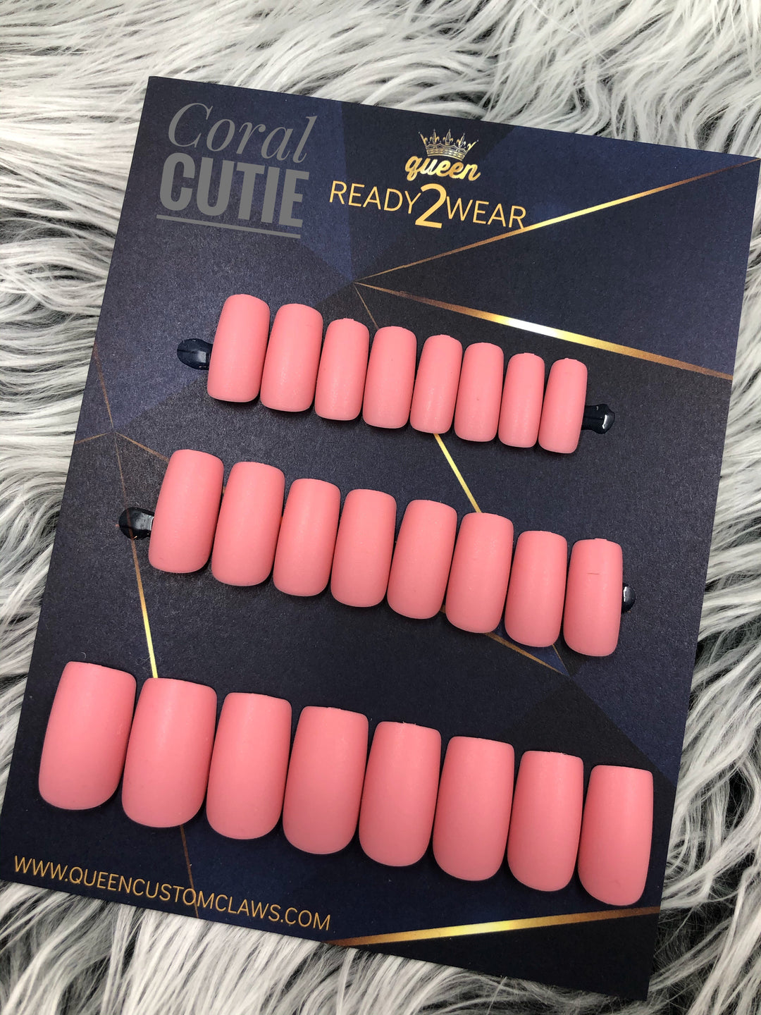 Ready2Wear | Square Matte Press-on nails