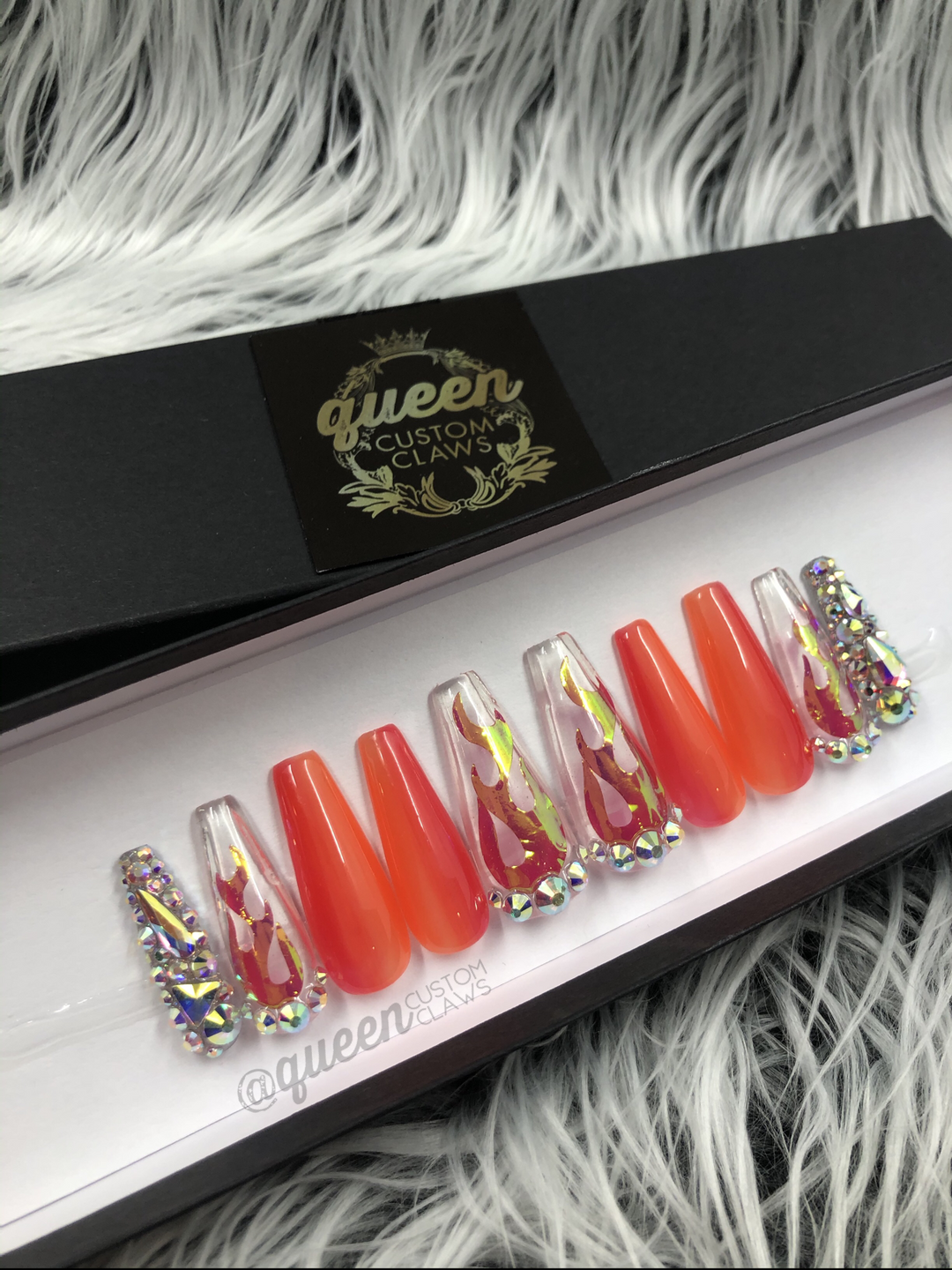 Fire & Ice - press-on nails