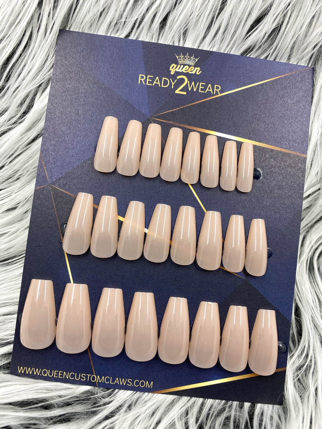 Ready2Wear | Cover Pink : long shiny Press-on nails
