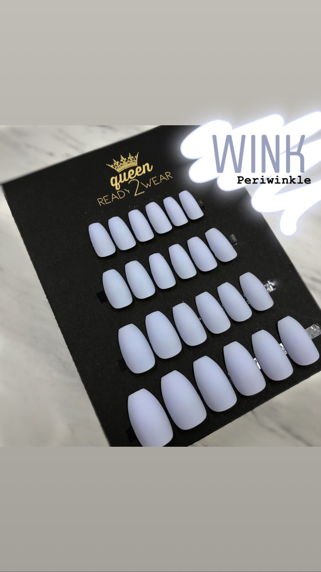 Ready2Wear | Matte Blues Press-on nails