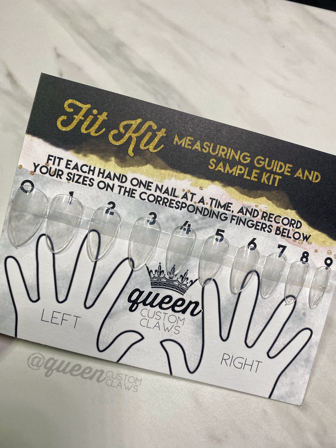 Fit Kit for press-on nails