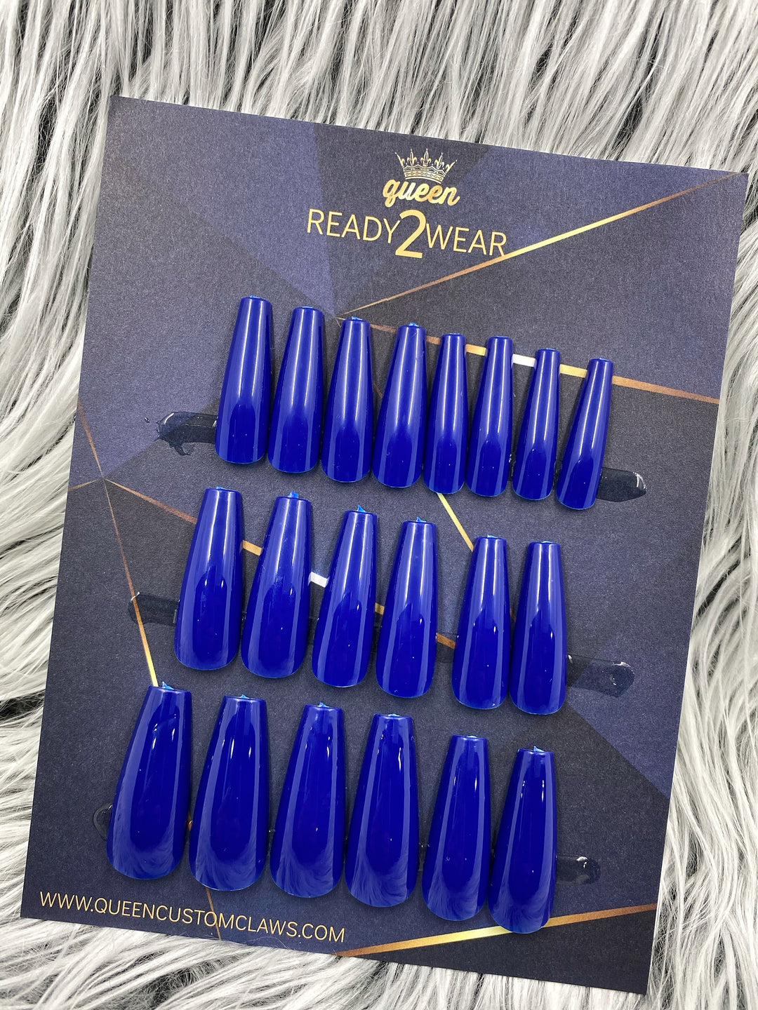Ready2Wear | Royal: Xtreme coffin Press-on nails