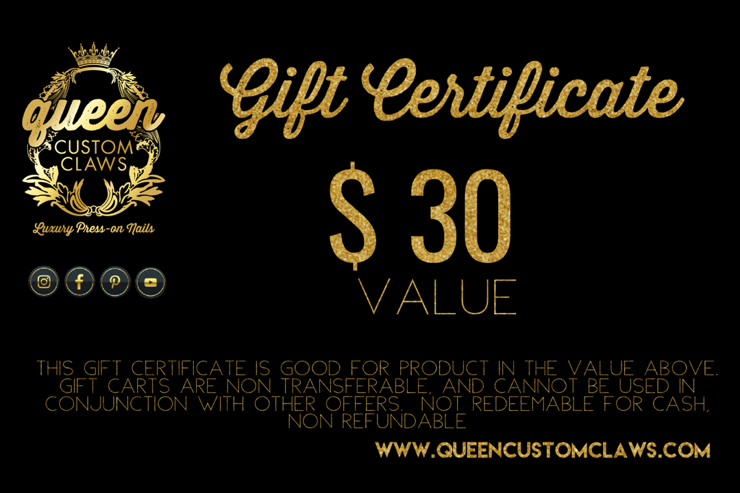Queen Custom Claws Gift Card