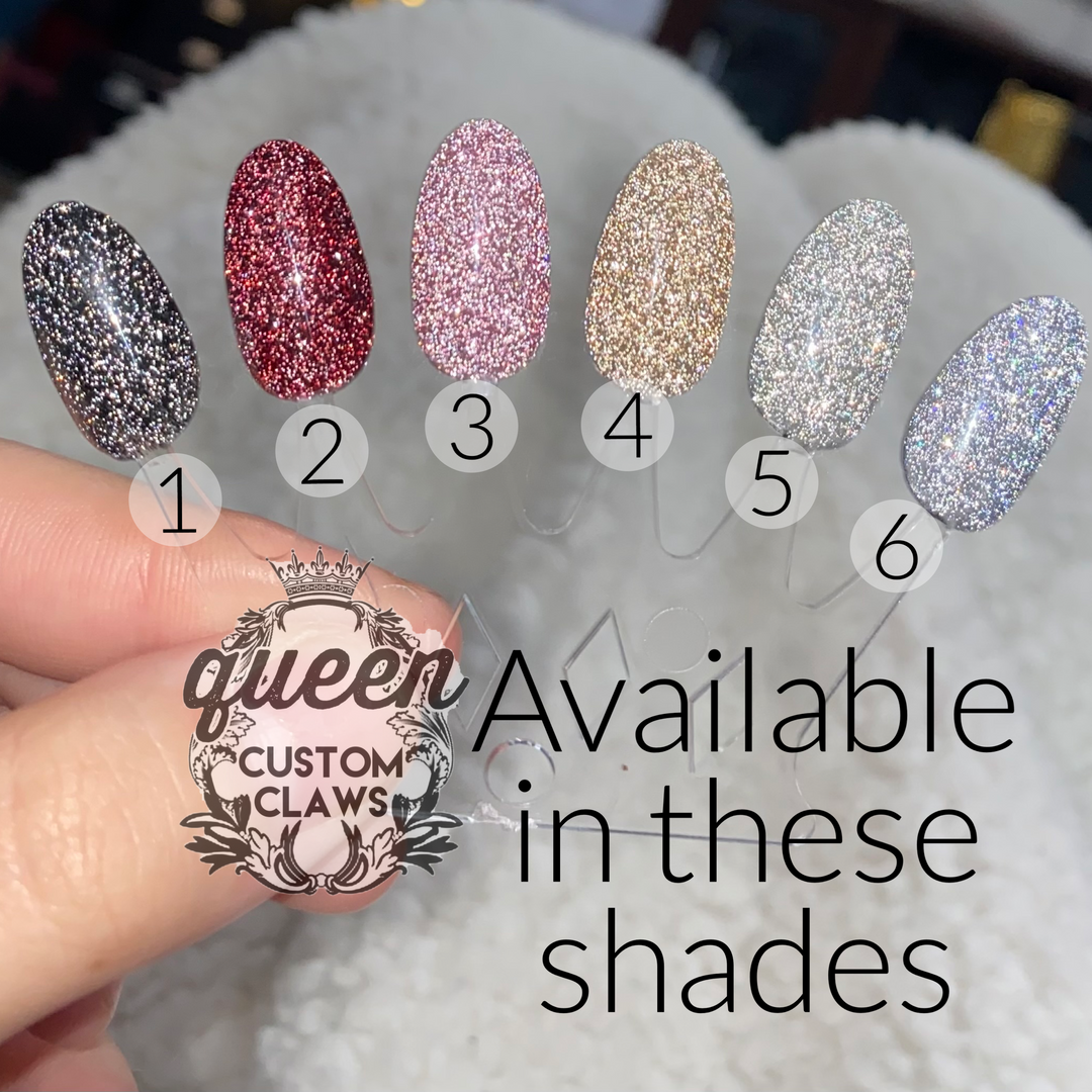 Diamond Flash Gel press-on nails