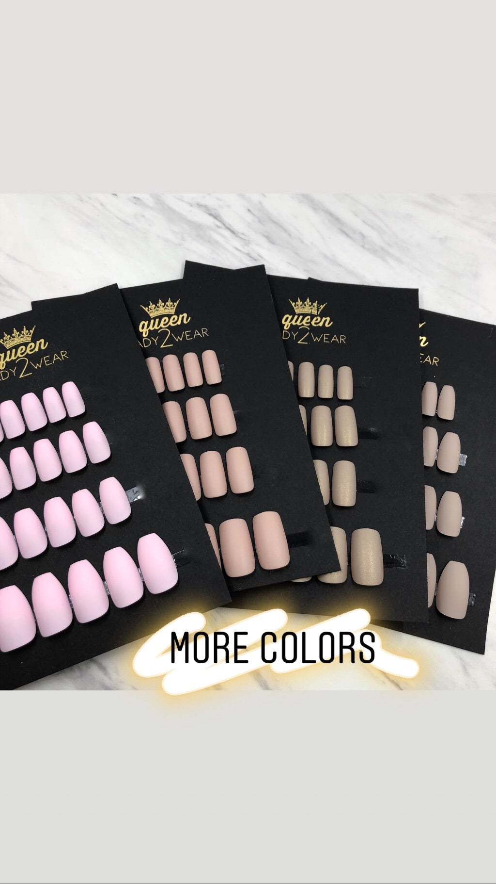 Ready2Wear | Coffin Matte Earthy Press-on nails