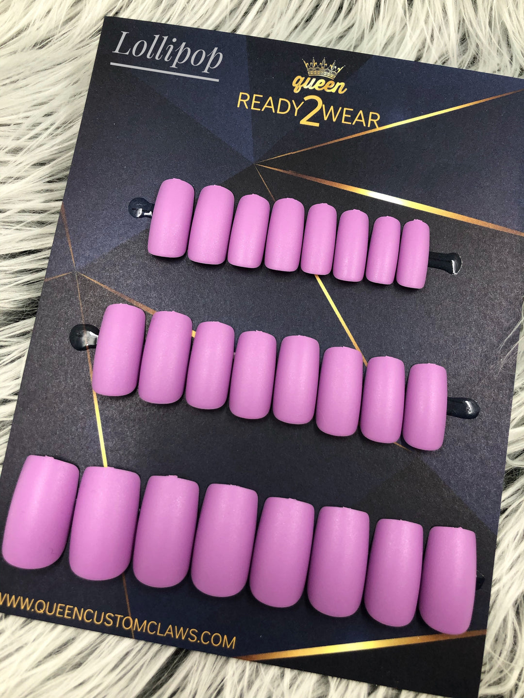 Ready2Wear | Square Matte Press-on nails