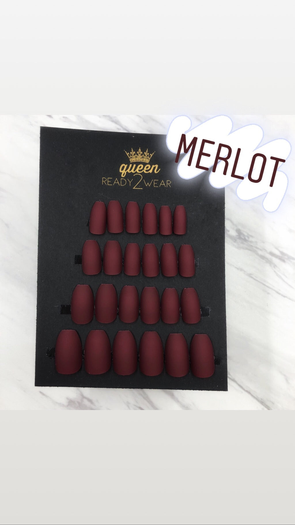 Ready2Wear | Coffin Matte Earthy Press-on nails