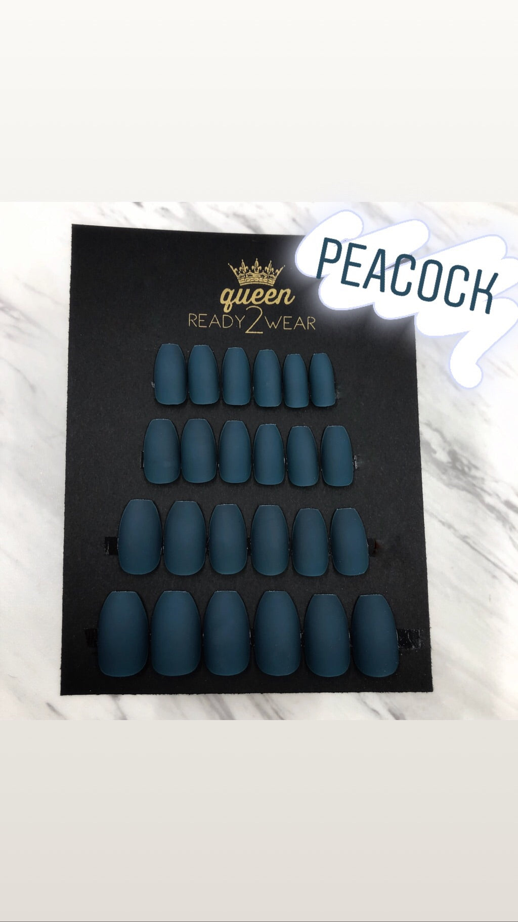 Ready2Wear | Coffin Matte Earthy Press-on nails