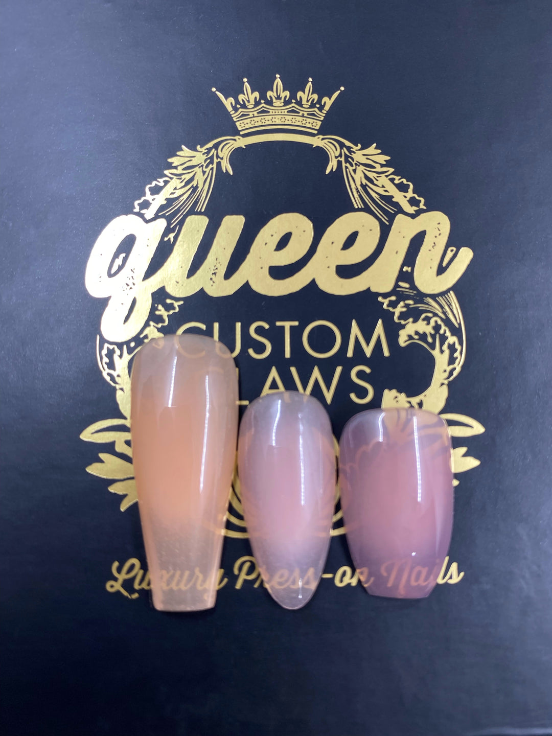 Lip Gloss : Jelly Aura Ombré press-on nails