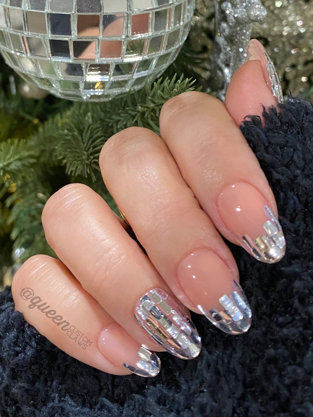 Disco Tips press on nails