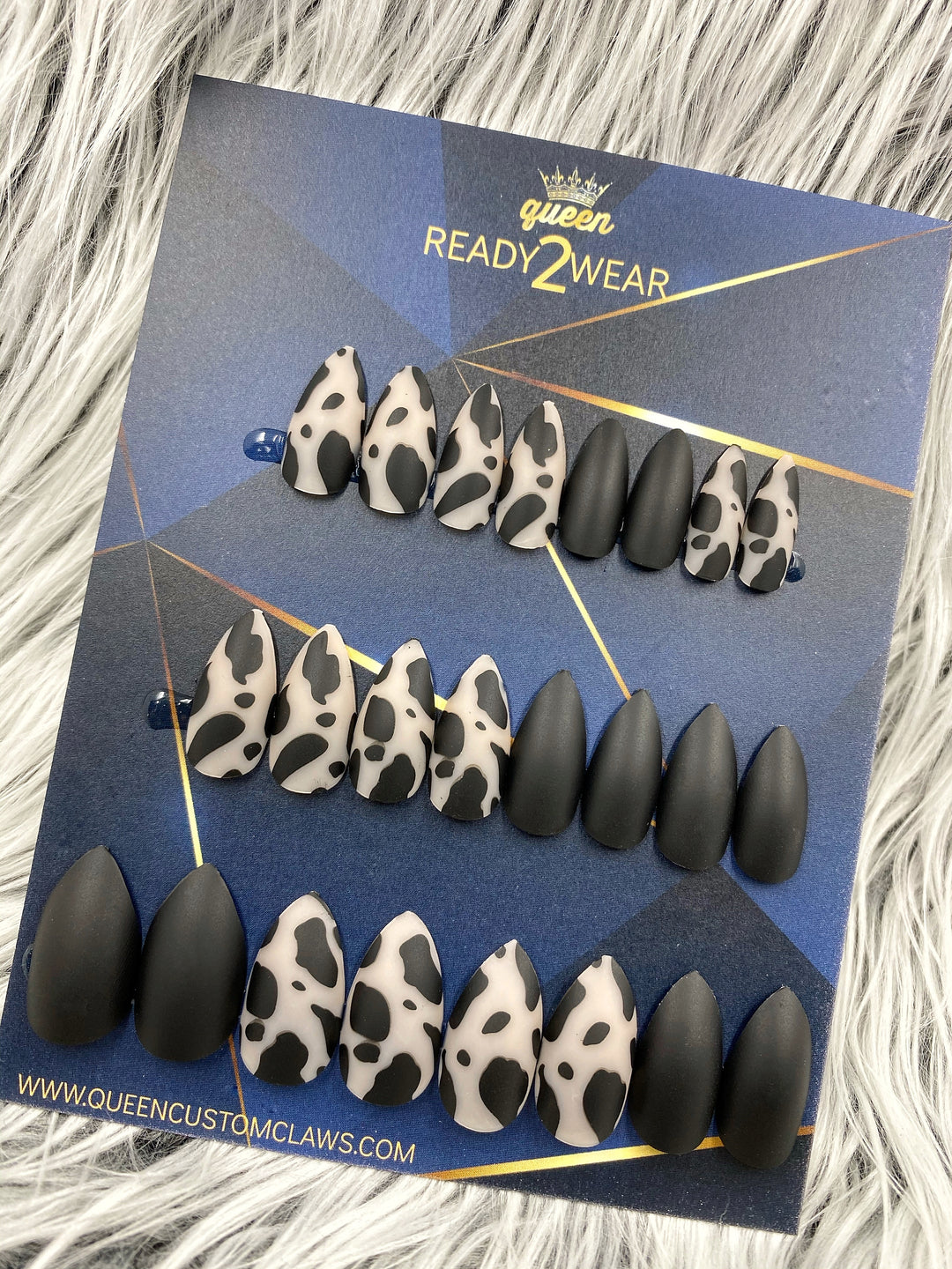 Ready2Wear Prints | Milk  : Stiletto Press-on nails