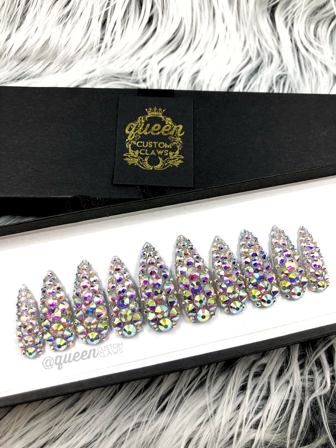 The Drip. Full Bling - Press on nails