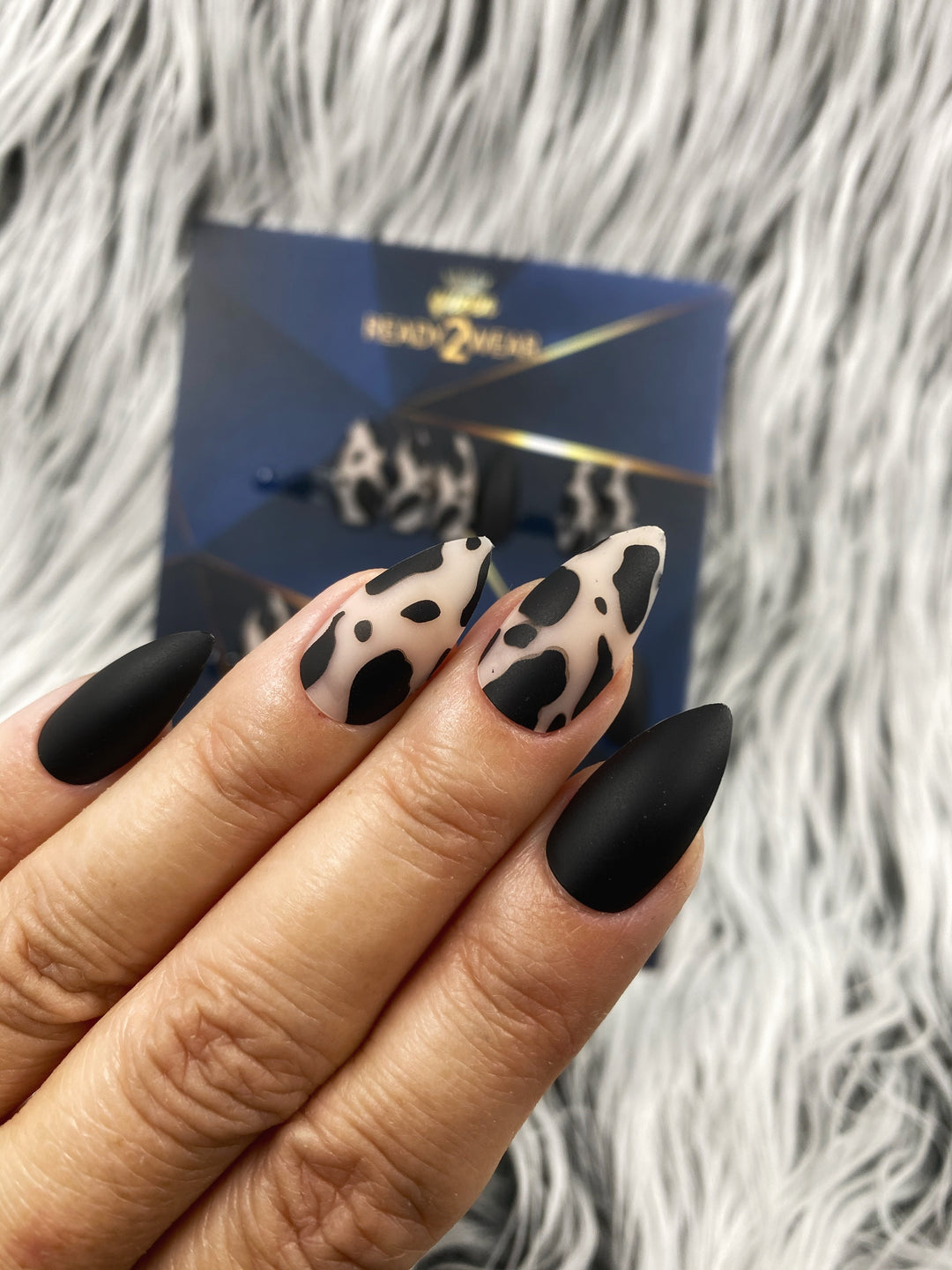 Ready2Wear Prints | Milk  : Stiletto Press-on nails