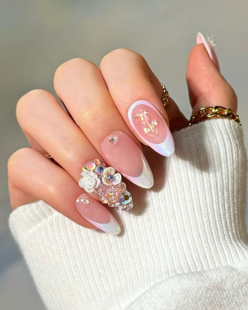 Belle of the Ball Bling press on nails