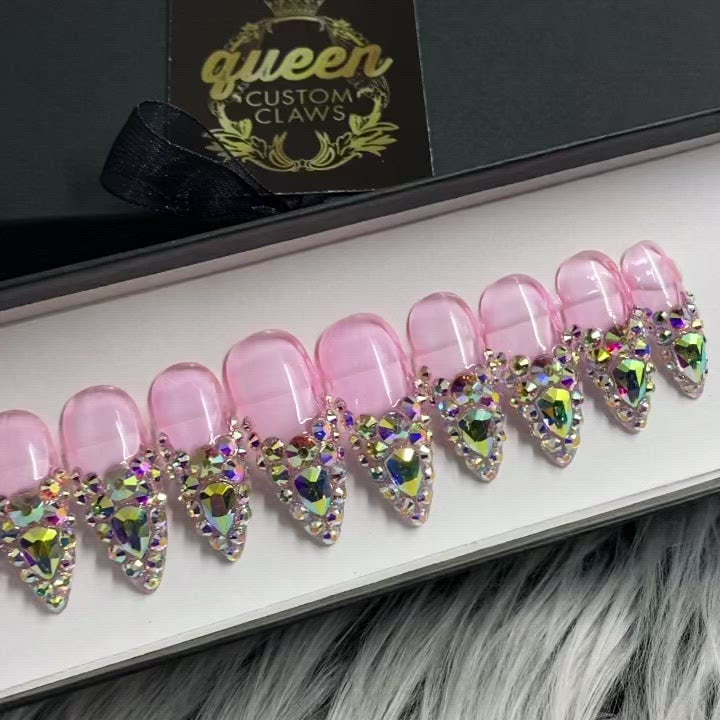 Luxe Bling Tips- Press on nails