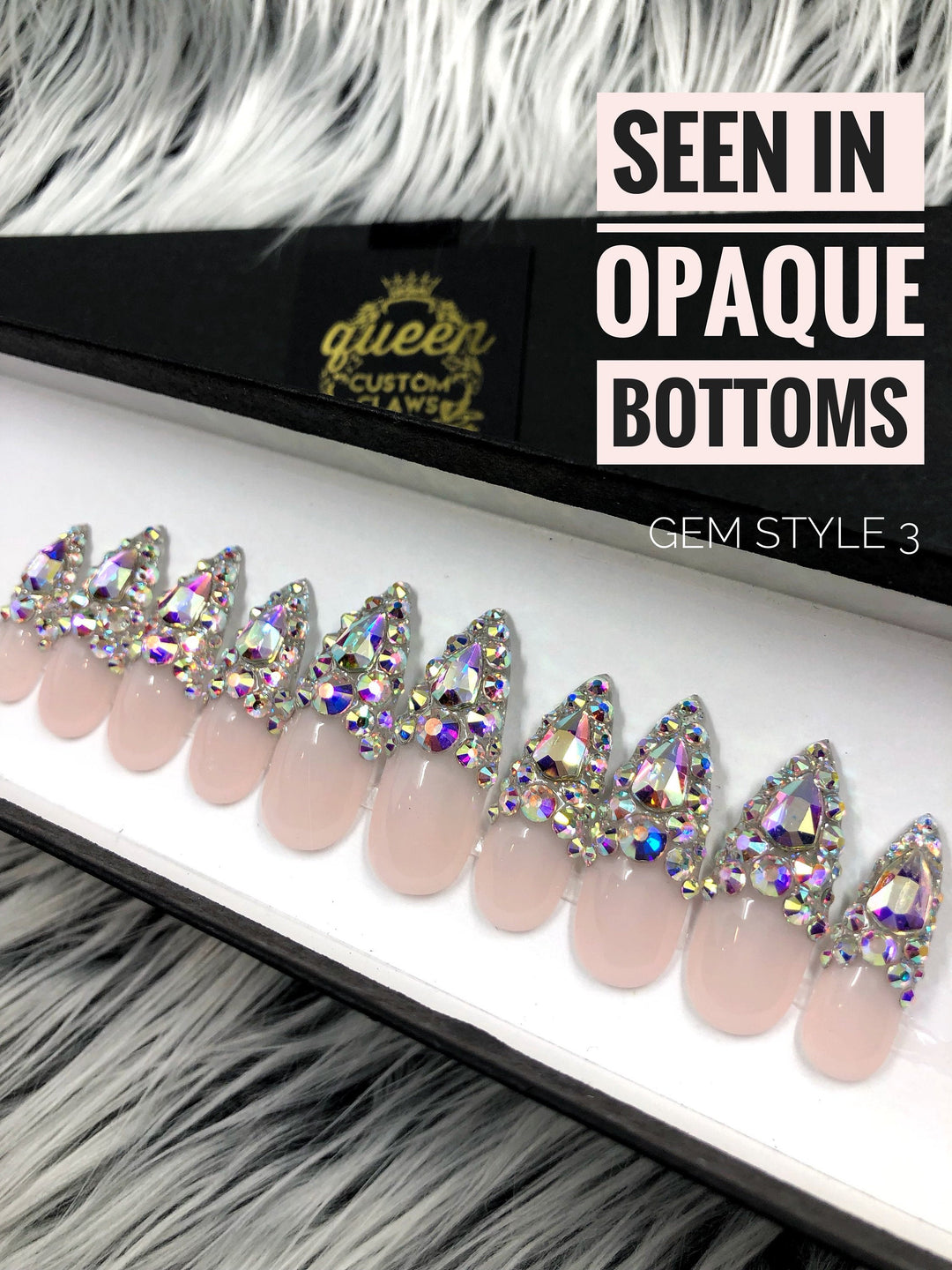 Luxe Bling Tips- Press on nails