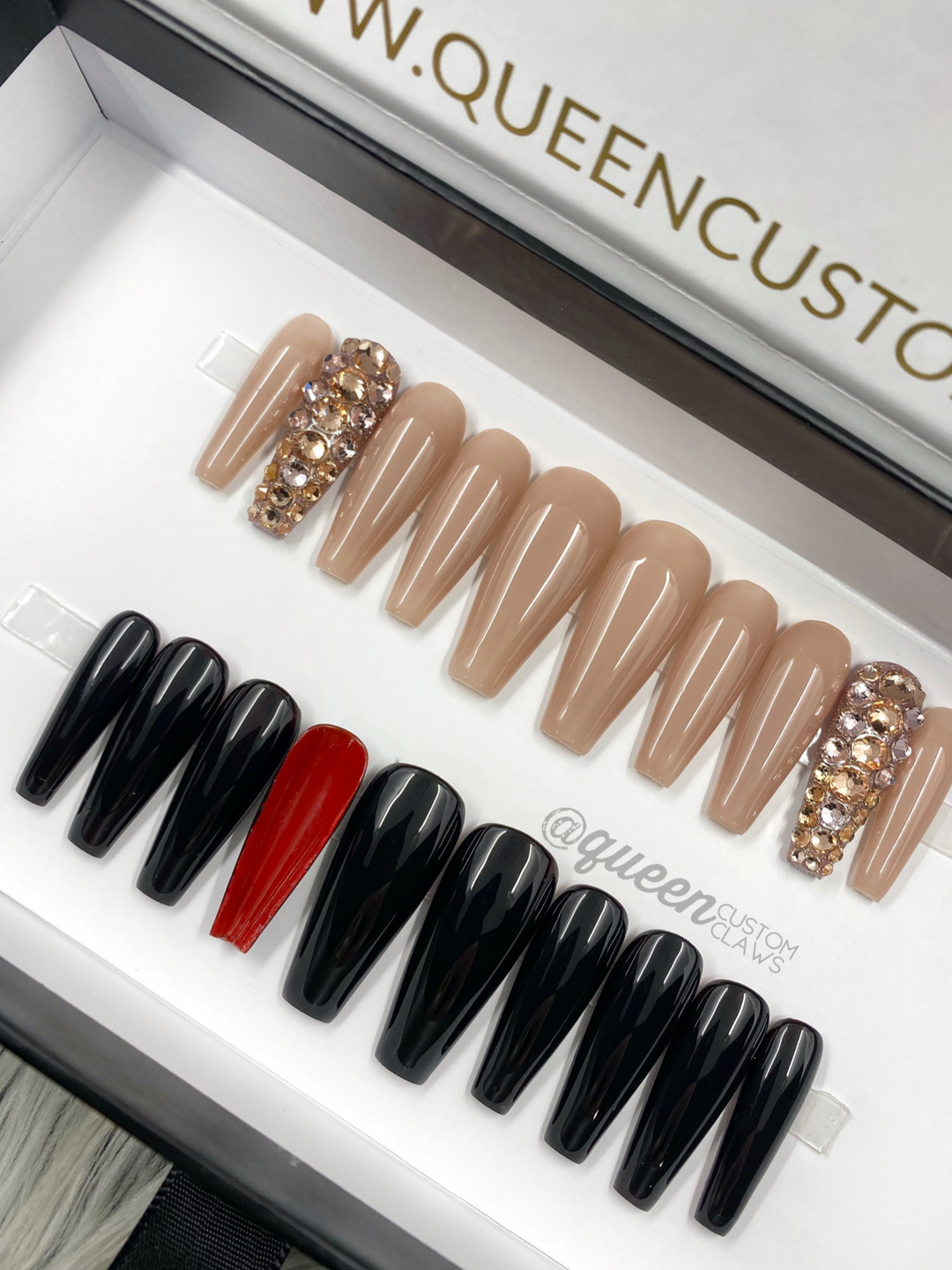 Red Bottoms press-on nails