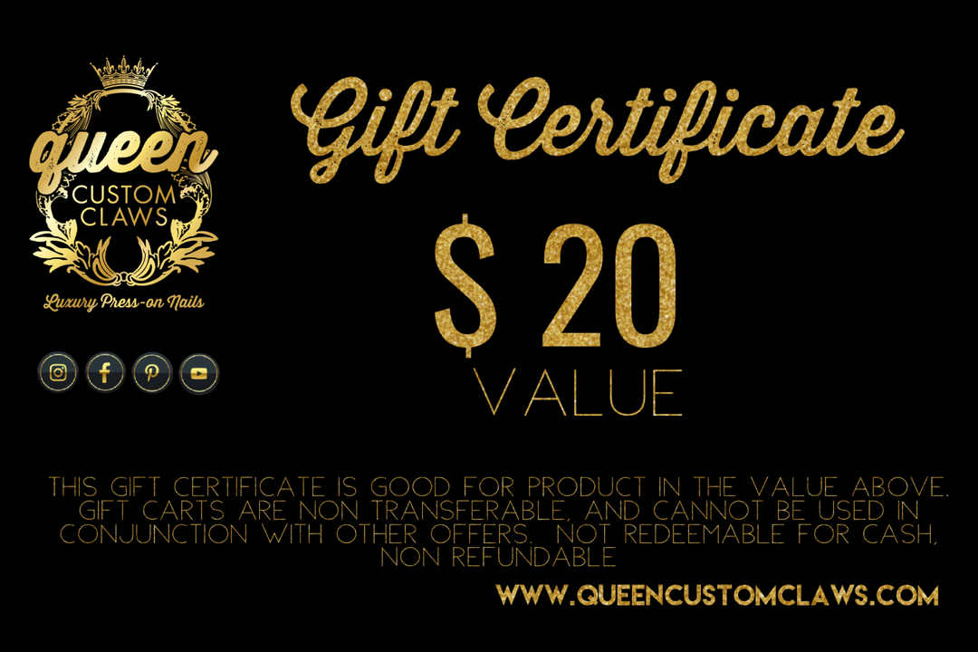 Queen Custom Claws Gift Card