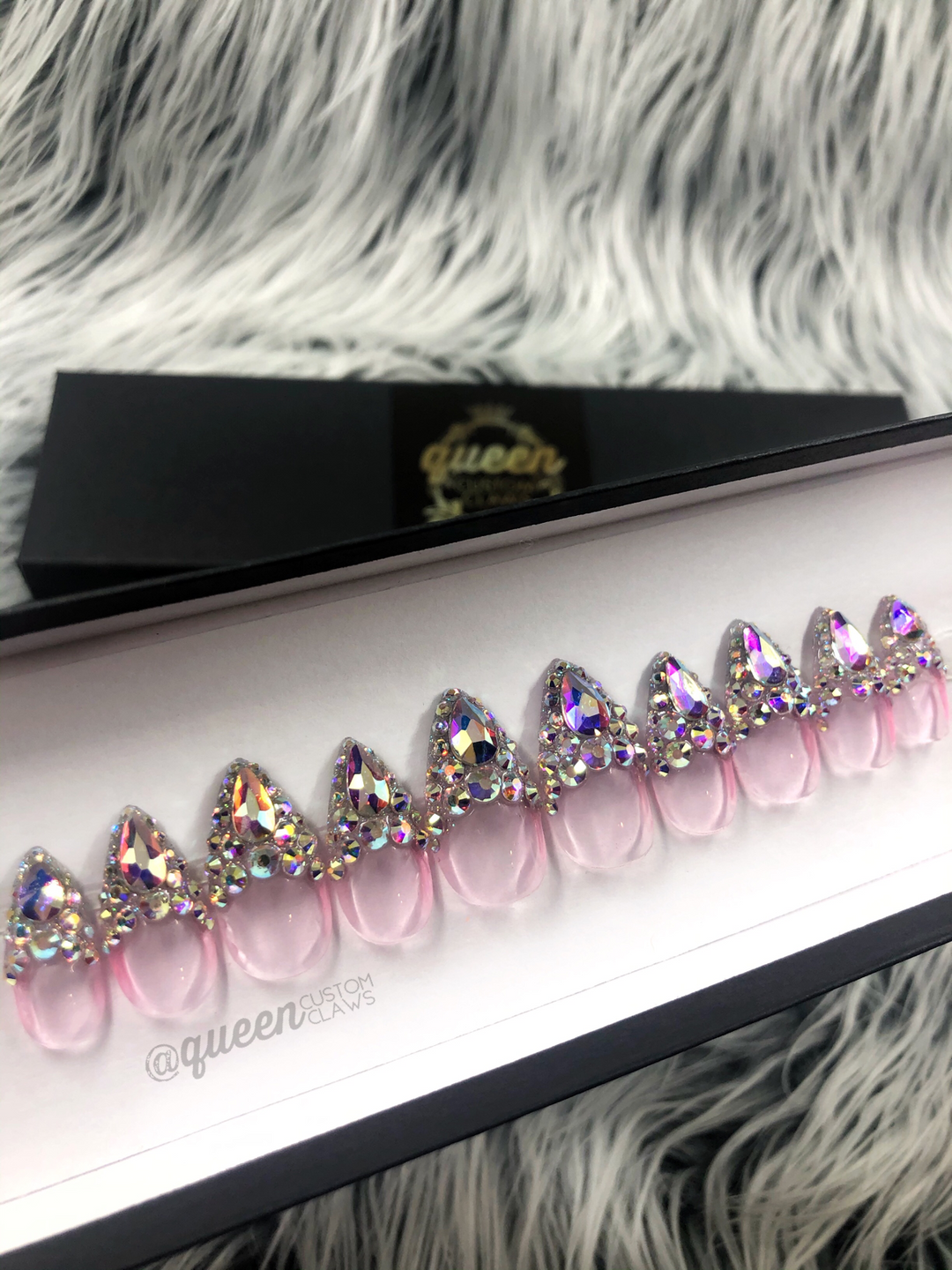 Luxe Bling Tips- Press on nails