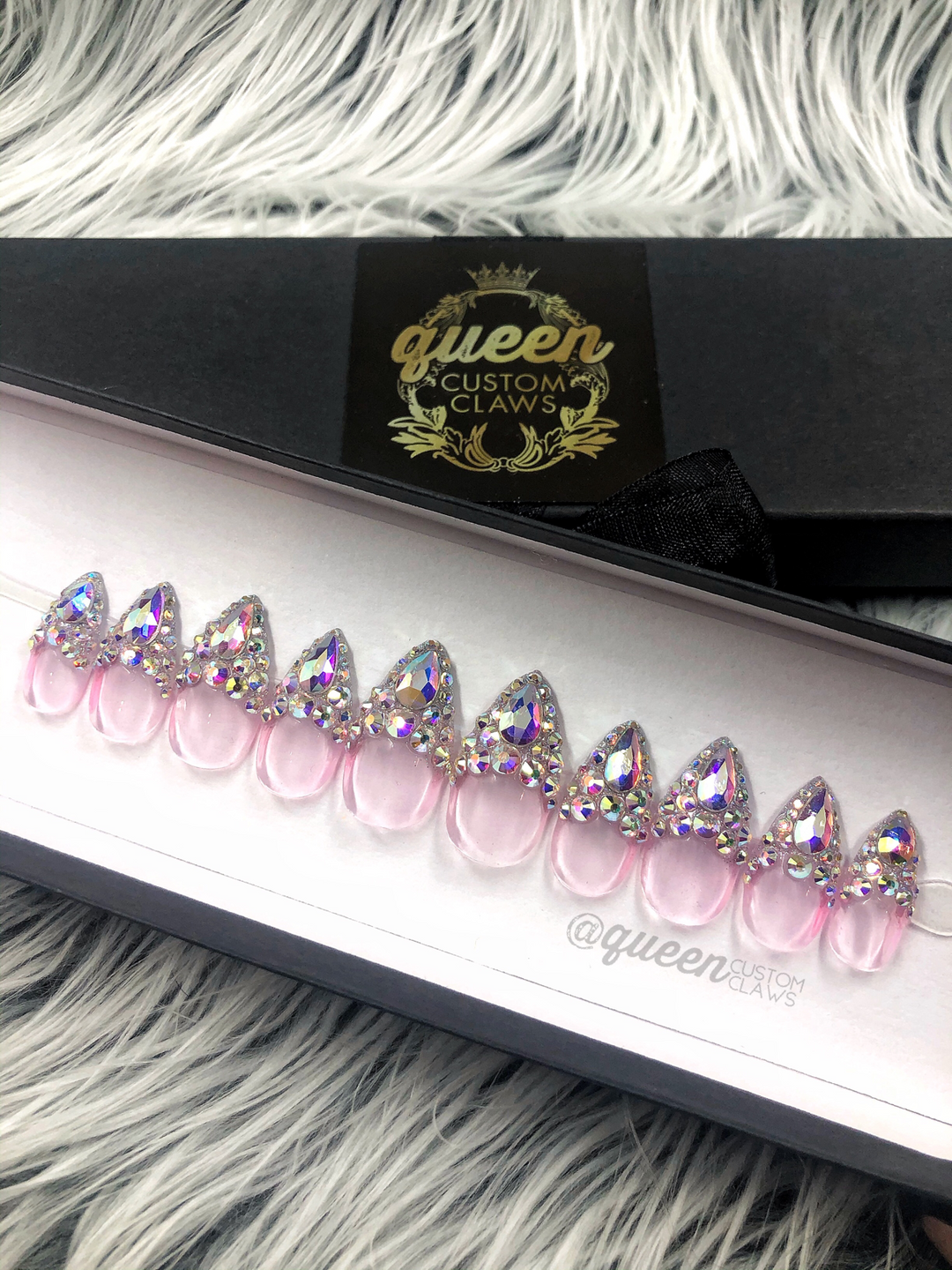 Luxe Bling Tips- Press on nails