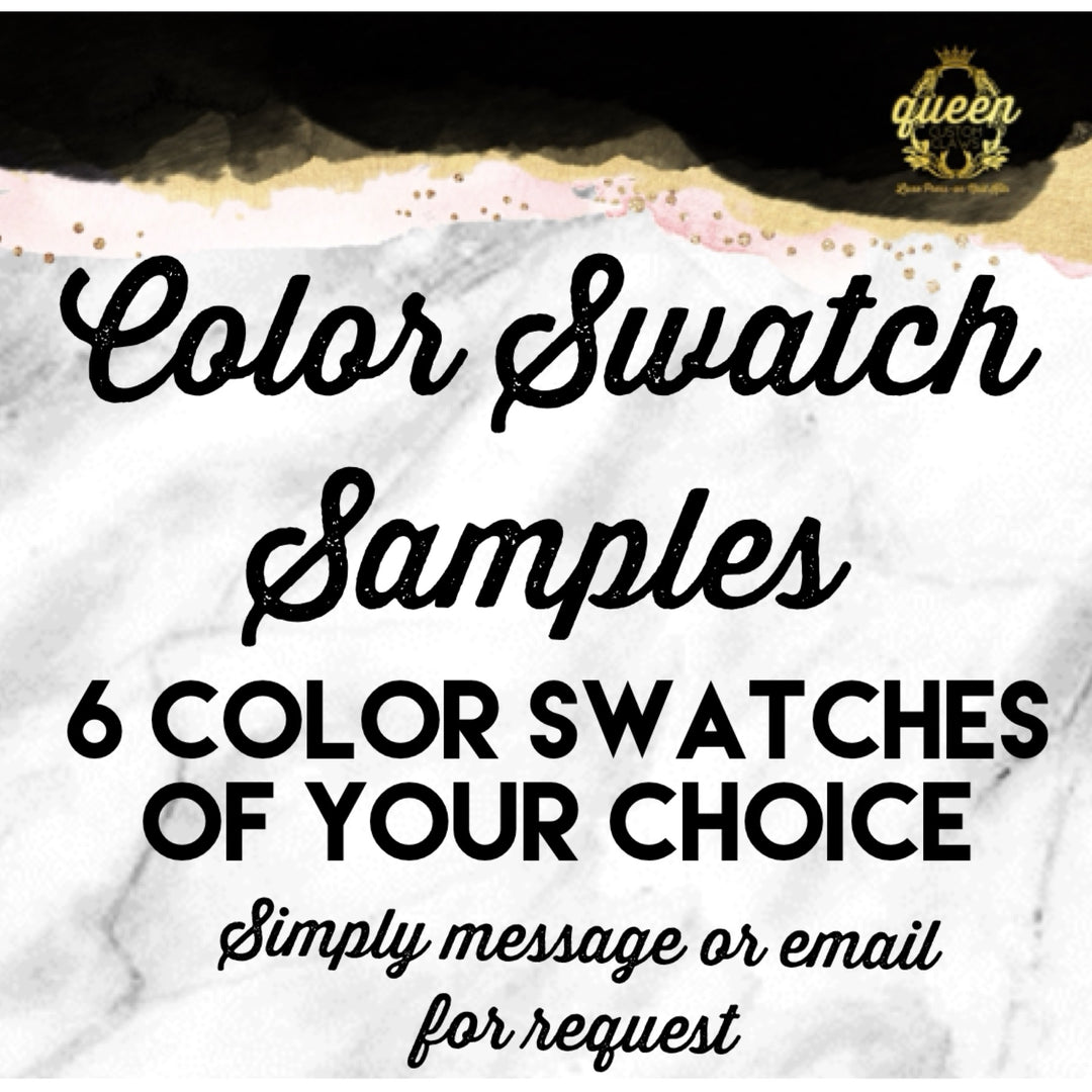 Color Swach samples for press-on nails