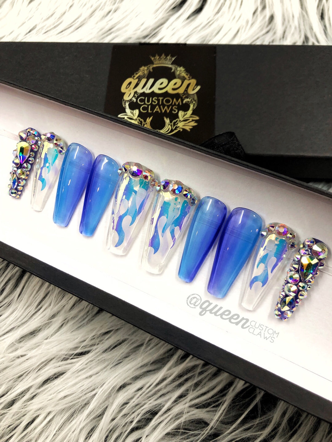 Fire & Ice - press-on nails