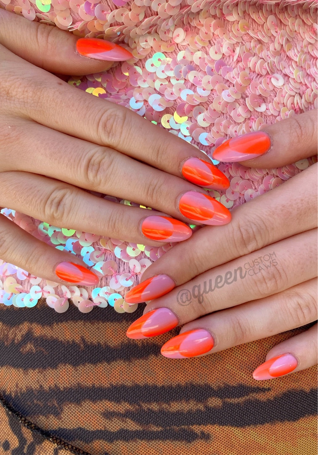 Optix - X French  Ombre- press-on nails