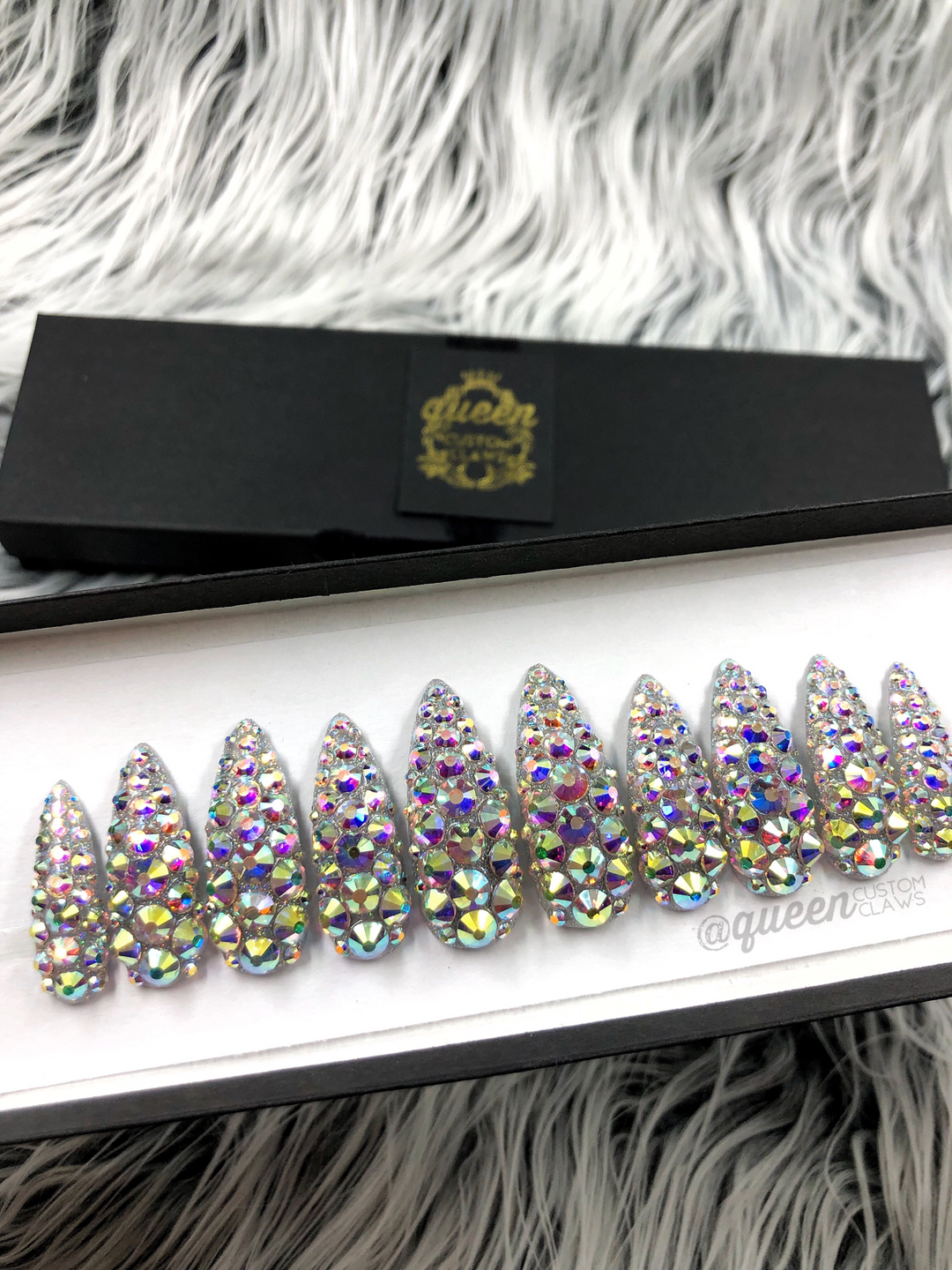 The Drip. Full Bling - Press on nails